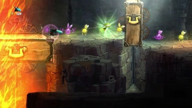 Rayman Legends - 01 Teensies in Trouble - 04 Rescue Barbara - Dungeon Dash [Gameplay Walkthrough] смотреть онлайн
