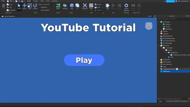 HOW TO MAKE A LOADING GUI IN ROBLOX STUDIO смотреть онлайн