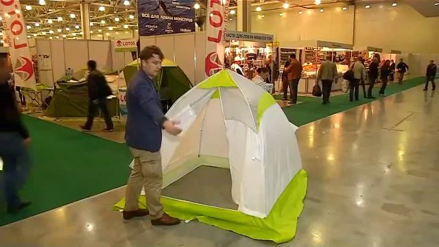 Палатка ЛОТОС 1 установка
