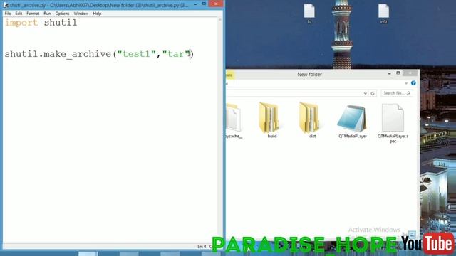#Python#tarfile#zipfile#shutil How make zip ,tar, gztar, bztar , xztar using python shutil library смотреть онлайн