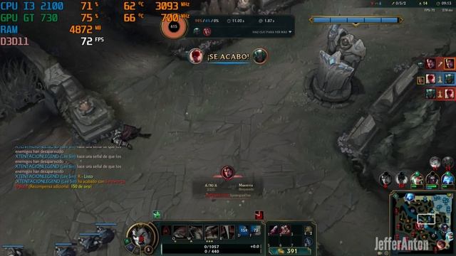?League of Legends [PC] I3 2100 + GT 730? смотреть онлайн