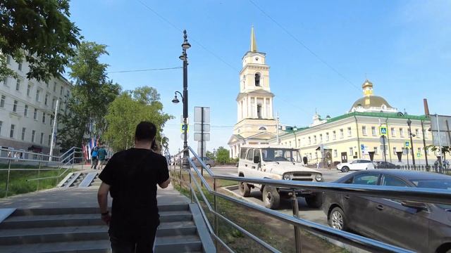 Прогулка по центральной части города Пермь смотреть онлайн