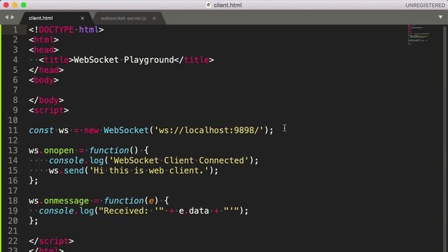 Node.js WebSocket Programming Tutorial with JavaScript смотреть онлайн