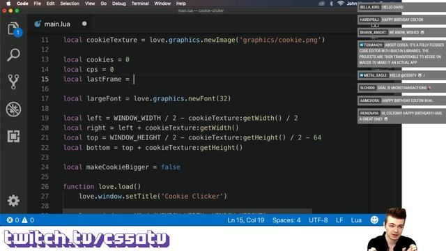 COOKIE CLICKER FROM SCRATCH! - CS50 on Twitch, EP. 42 смотреть онлайн