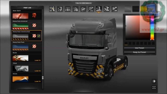 Greek ETS2 - High Power Cargo Pack DLC Skins смотреть онлайн