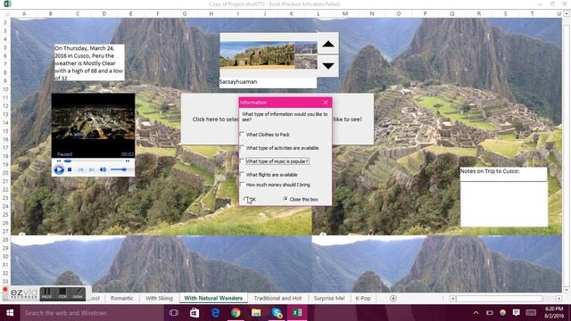 Latest Excel Program (MySql, slideshow, embedded video) смотреть онлайн