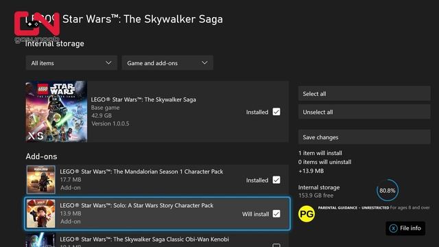 All DELUXE EDITION Character Packs Showcase in Lego Star Wars Skywalker Saga смотреть онлайн