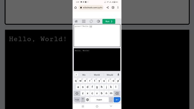 Write python programs in your phone without Extention. смотреть онлайн