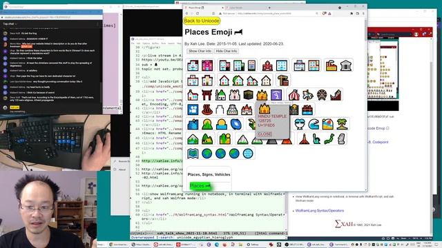Xah Talk Show 2021-11-18 emacs lisp coding, unicode, history of emoji, religion, cathedral, milenge смотреть онлайн
