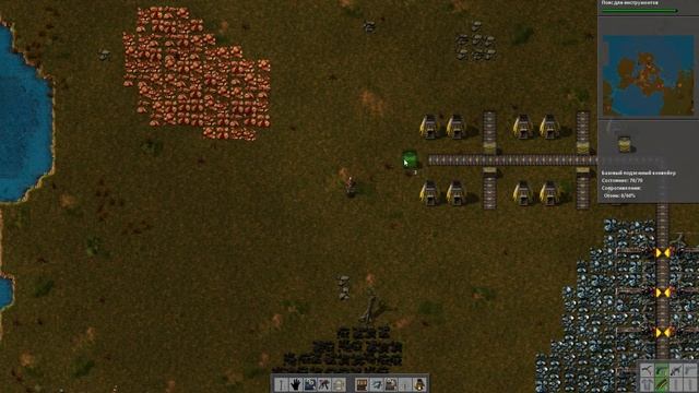 Factorio #4 - Автоматизация добычи железа смотреть онлайн