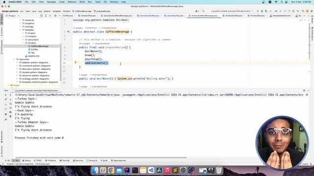 Template Method Design Pattern with a LIVE EXAMPLE | How to Implement Template Pattern | HINDI смотреть онлайн
