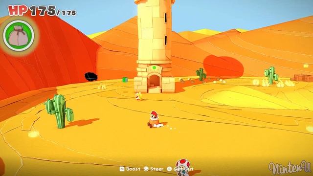 Paper Mario The Origami King - 100% Walkthrough - Scorching Sandpaper Far West смотреть онлайн