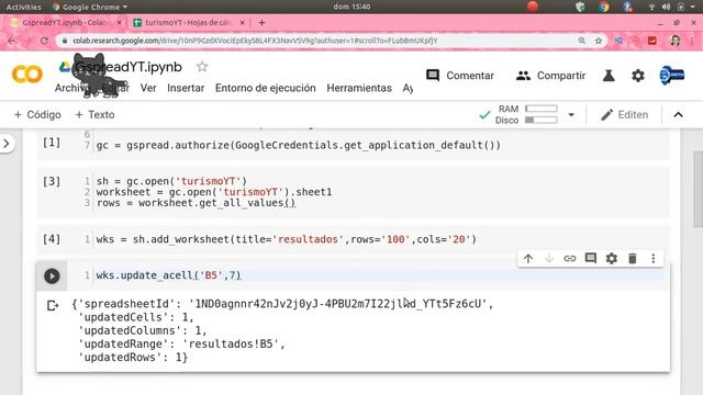 ?+ ? ¿Cómo usar Pandas con las hojas de Cálculo de Google? | Gspread | Google Colab | ¡Muy Básicol! смотреть онлайн