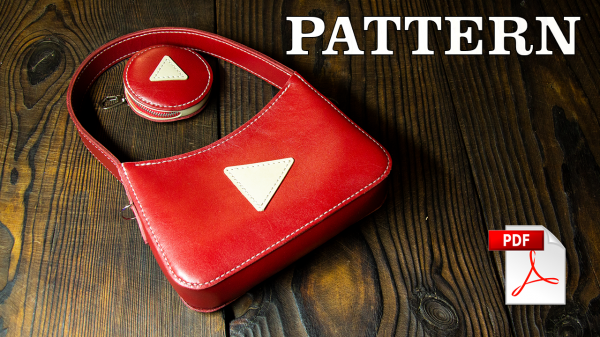 PDF ВЫКРОЙКА Сумка из кожи своими руками