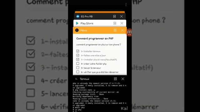 Programmer en PHP sur son PHONE ou comment programmer en php sur Android ou how to php on phone смотреть онлайн