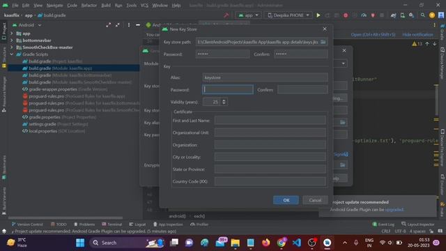 How to Create Signed Bundle File with Android studio latest смотреть онлайн