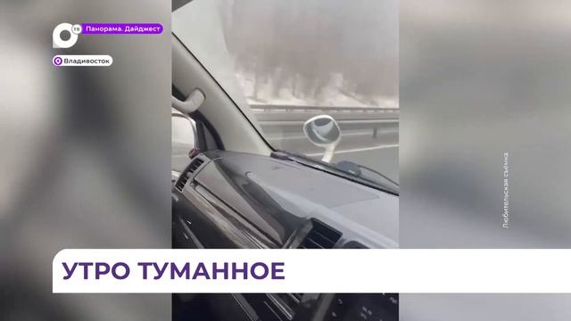 Плотный туман во Владивостоке стал причиной утренних аварий смотреть онлайн