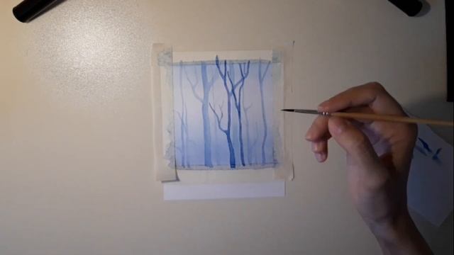 КАК НАРИСОВАТЬ ЛЕС АКВАРЕЛЬЮ / ДЛЯ НАЧИНАЮЩИХ / ПРОСТО / WATERCOLOR PAINTING - Magic Forest смотреть онлайн