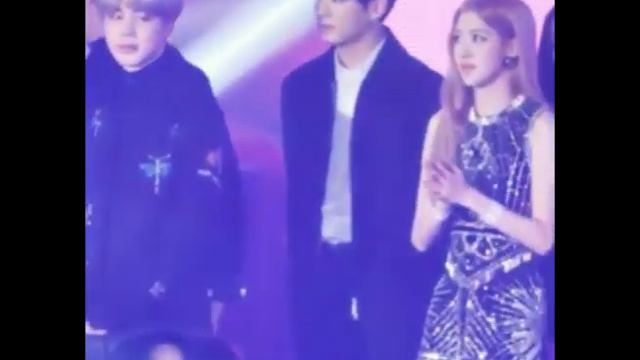 JIROSE Ship Moment At MMA 2018 (Jimin X Rosé)😍😍😍