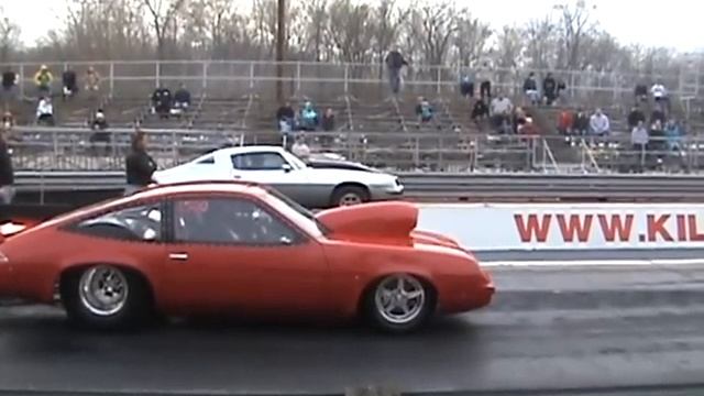 9 second Monza drag racing! смотреть онлайн