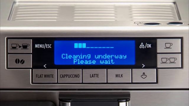 How to clean the milk frother by using the CLEAN button on your De'Longhi PrimaDonna XS ETAM 36.365 смотреть онлайн