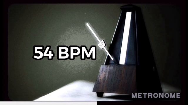 Metronome - 54 BPM | metrónomo смотреть онлайн