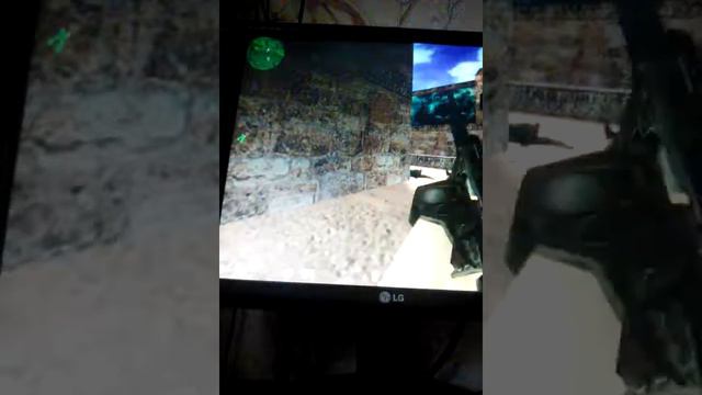 Играем в CS 1.6 русский мясник бегаем с эмкой смотреть онлайн