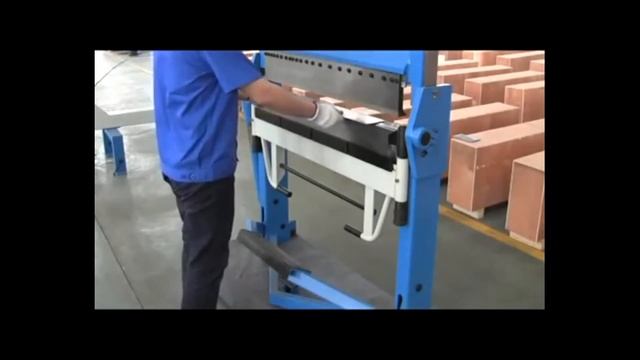 Ручной листогибочный станок с 3 сегментными балками MTB 3S (КНР) смотреть онлайн