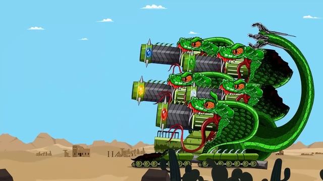 This Monster Is Way Too Strong! World Of Tanks : Mutant Shark Boss Vs KV-44 |  Cartoons About Tanks