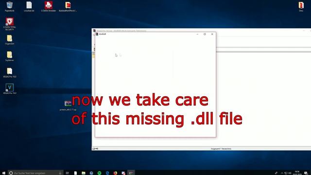 VEGAS PRO 16 download missing .dll file смотреть онлайн