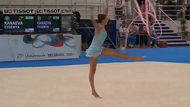 Universiade Belgrade 2009 Rhythmic Gymnastics Finals KANAEVA Evgeniya RUS Ribbon смотреть онлайн