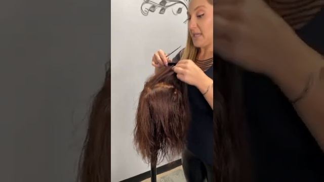 How To Cut & Style A Long Shag Haircut & Curtain bangs | Easy Tutorial Step by step смотреть онлайн