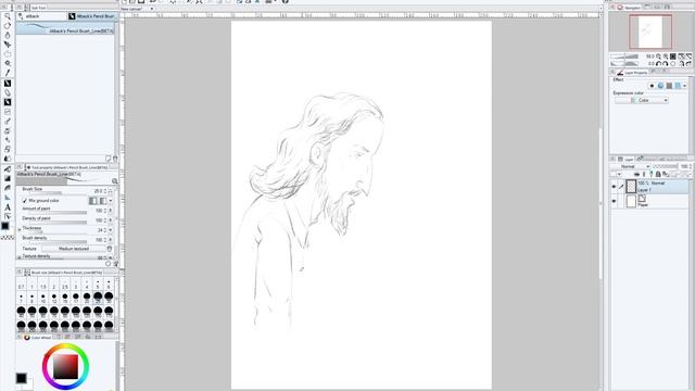 Altback's Pencil Brush (Manga Studio 5/ Clip Studio Paint) : Demo 1 смотреть онлайн
