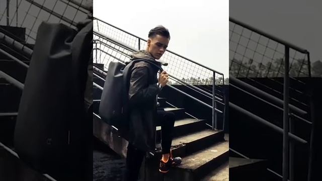 Fashion Men Backpack for Laptop 15.6 USB Port Waterproof Travel Backpack Large Capacity Col смотреть онлайн