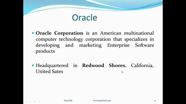 Oracle R12 Demo смотреть онлайн