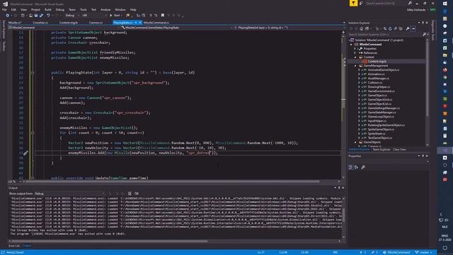 How to program Missile Command in Visual Studio and C# using MonoGame #MissileCommand смотреть онлайн