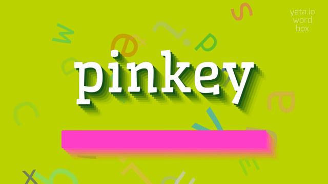 PINKEY - HOW TO PRONOUNCE IT? #pinkey смотреть онлайн