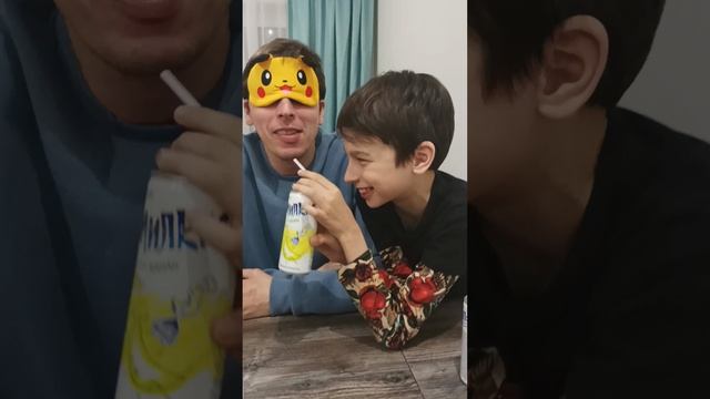 Папа угадывает вкус напитка Милкис смотреть онлайн