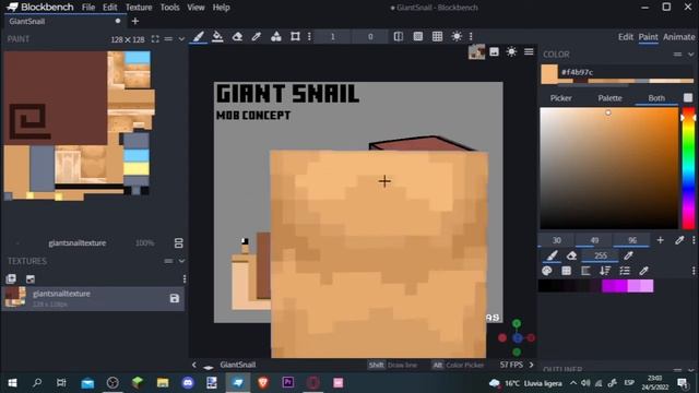Giant Snail | Blockbench Timelapse смотреть онлайн