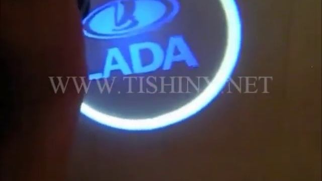 Дверной декоративный свет 3D логотип Лада смотреть онлайн