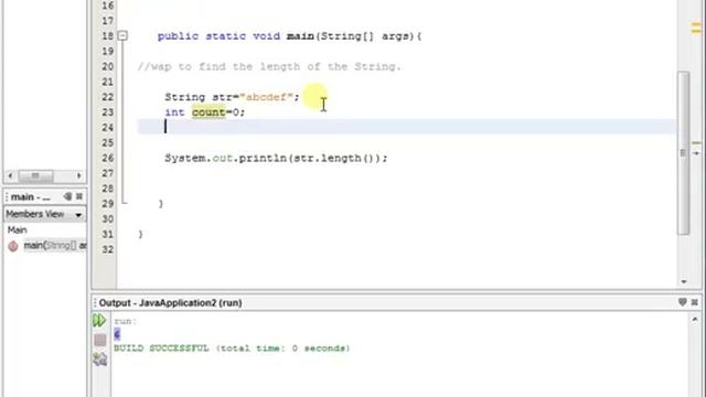 program to find the length of String without using length() method смотреть онлайн