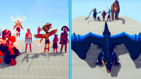 GOD TEAM vs MONSTER TEAM | TABS - Totally Accurate Battle Simulator