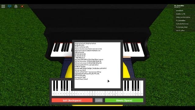 Moonlight Sonata on the roblox piano! смотреть онлайн
