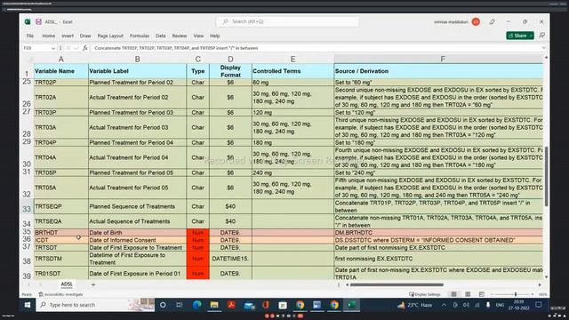 9 ADSL FINAL||CDISC CLINICAL PROJECT ||CLINICLA TRAILS ||#ADaM #cliniclaproject #clinclatrails |CK| смотреть онлайн