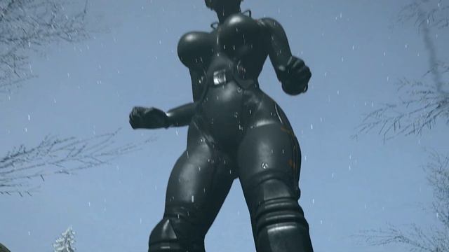 [sfm Giantess] Chinese Stealth Suit Attack (short Animation)