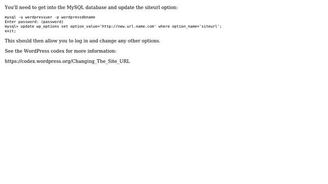 DevOps & SysAdmins: restored Wordpress site from DB, wp-login.php redirects to old domain смотреть онлайн