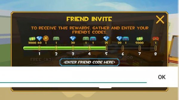 Grand battle royale Promo code & friend invite