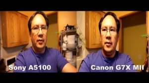 Canon G7X Mark II VS Sony A5100