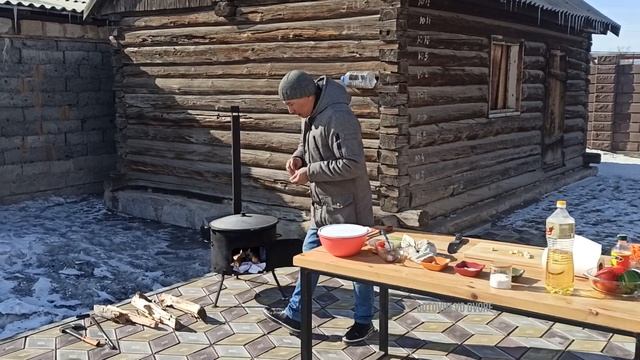 ГОВЯДИНА ПО КИТАЙСКИ. Мясо с овощами в казане. смотреть онлайн