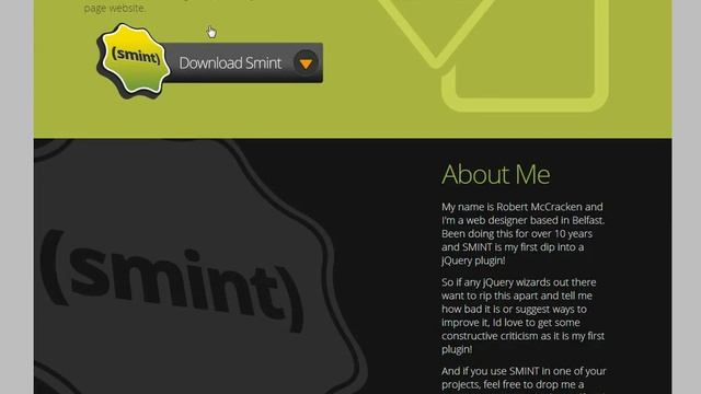 Smint Visual Demonstration (jQuery) смотреть онлайн